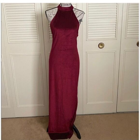 Forever 21 formal dress large maroon - Picture 2 of 11